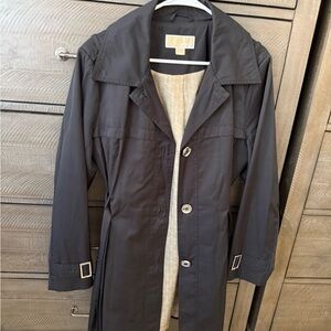 Michael Kors Classic Black Trench Coat